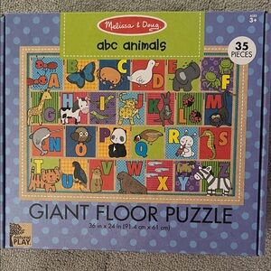 Melissa & Doug Colorful ABC Animal Puzzle